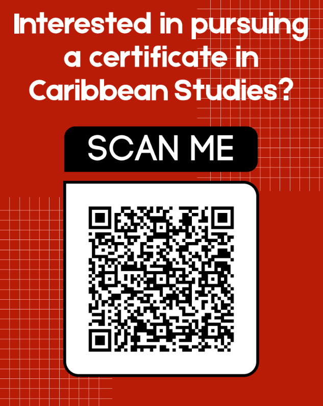 QR code linking to the Caribbean Studies student survey